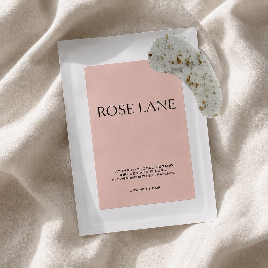 Flower-Infused Eye Patches