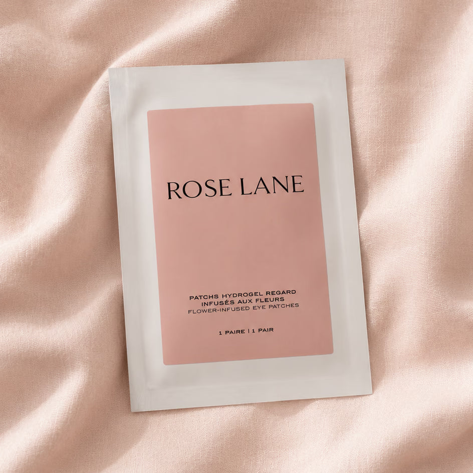 Flower-Infused Eye Patches