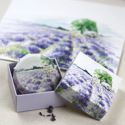 Organic Fleur de Lavande Soap with matching gift box.