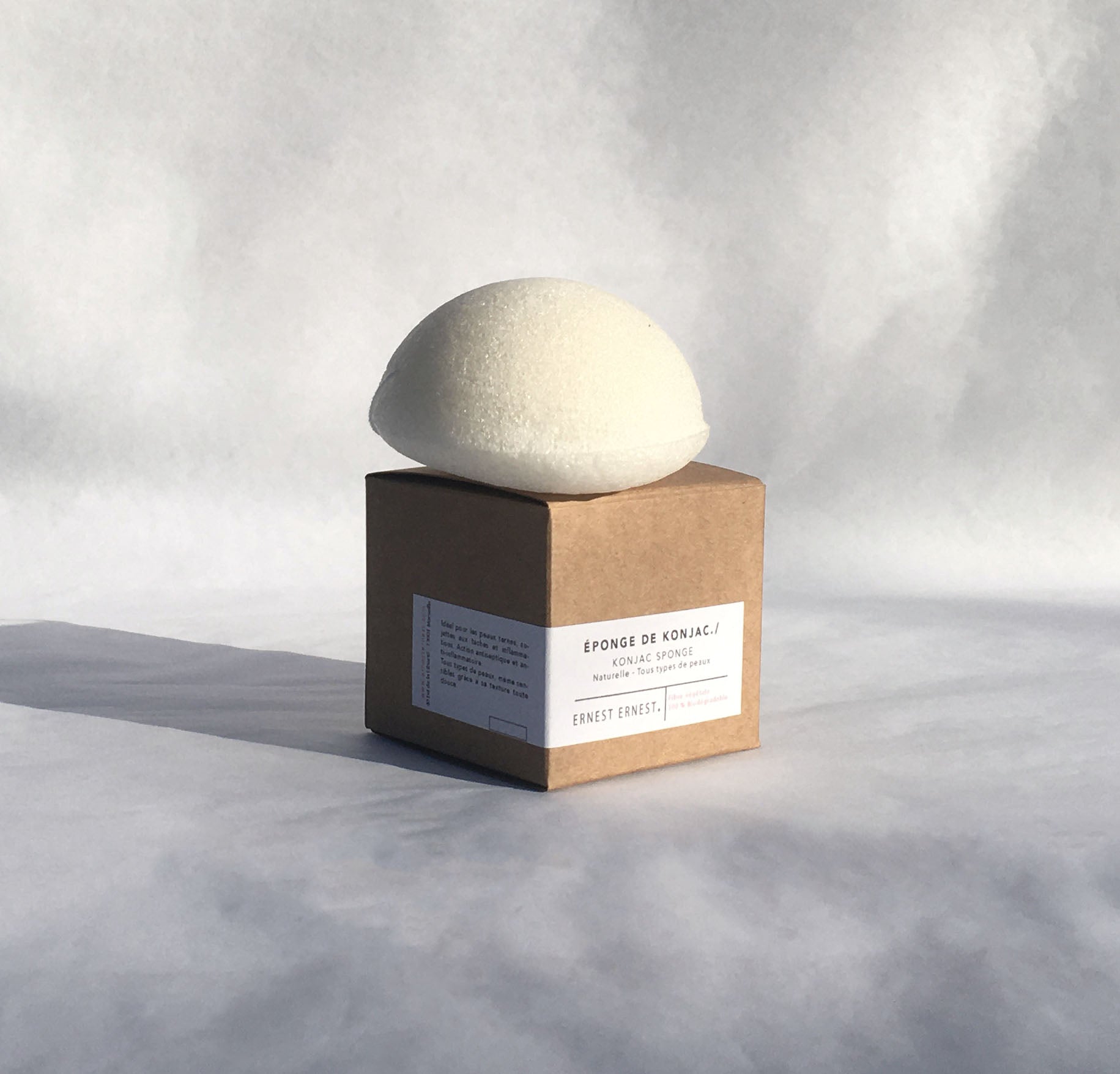 Konjac Sponge in Blanc